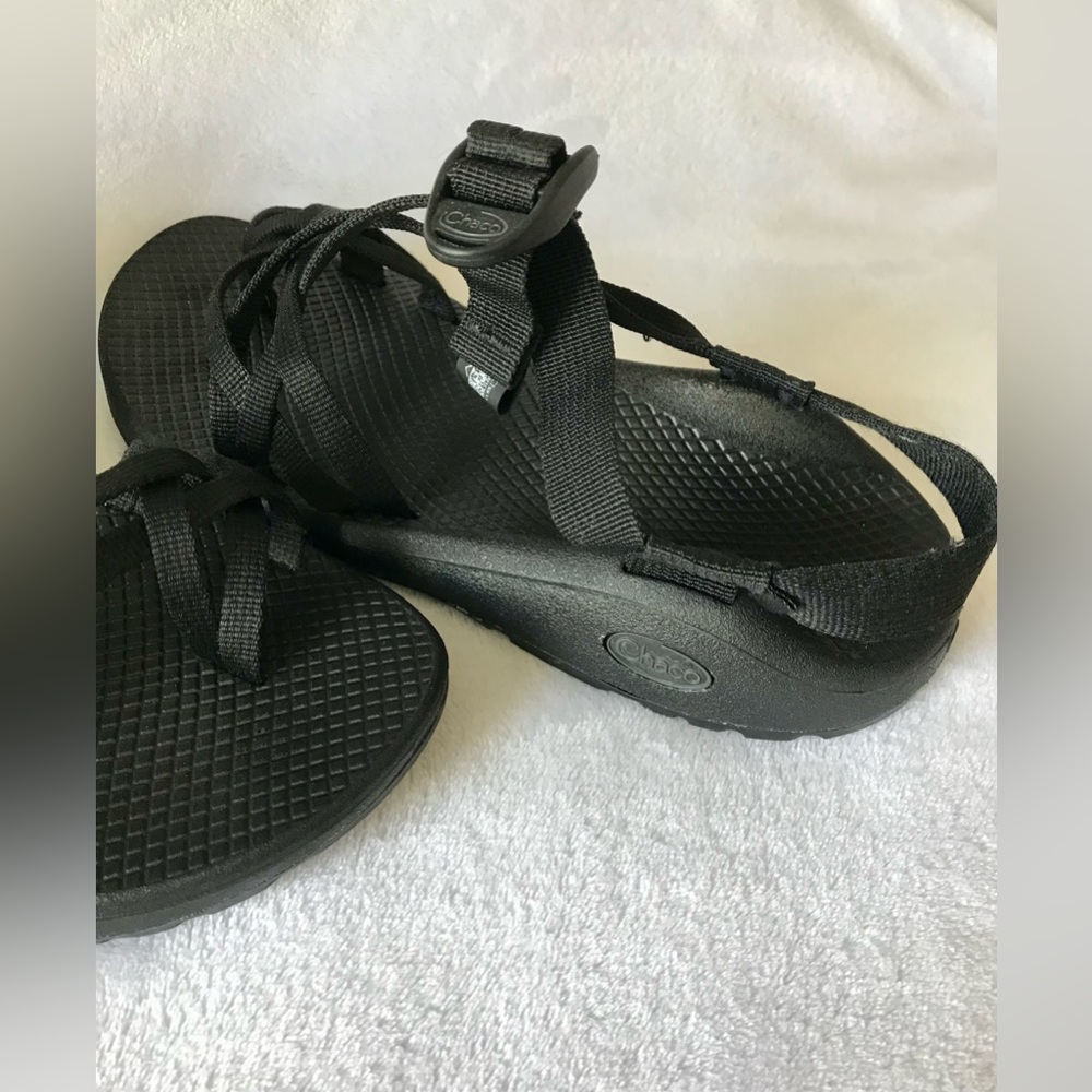 Women's ZX/2 Dual Adjustable Straps Classic Black Sandal Women’s Size 9 - Picture 5 of 7